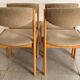 Set de 4 chaises vintage baumann des années 50