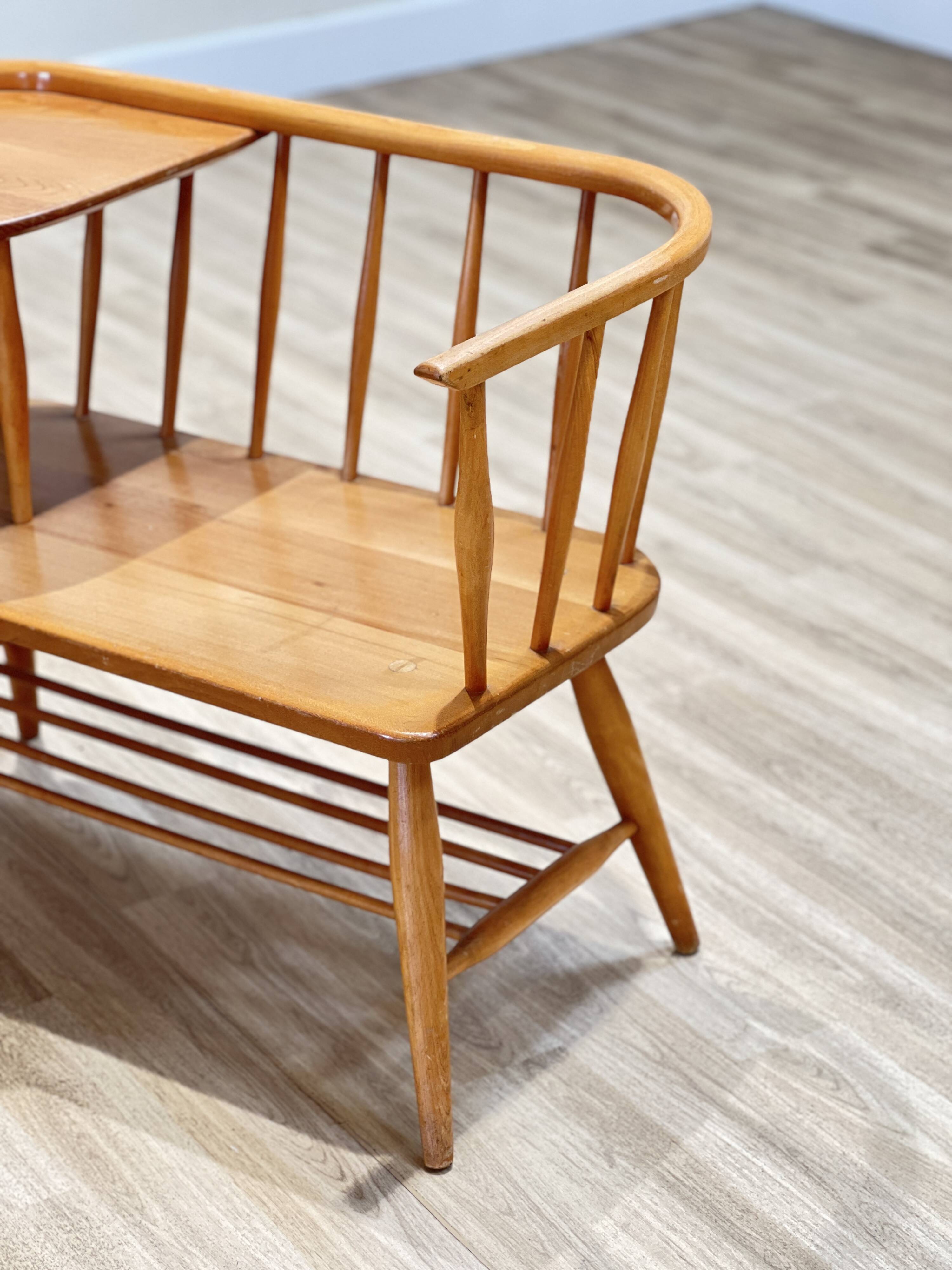 Ercol Telephone Seat by Lucian Ercolani, England 1960s