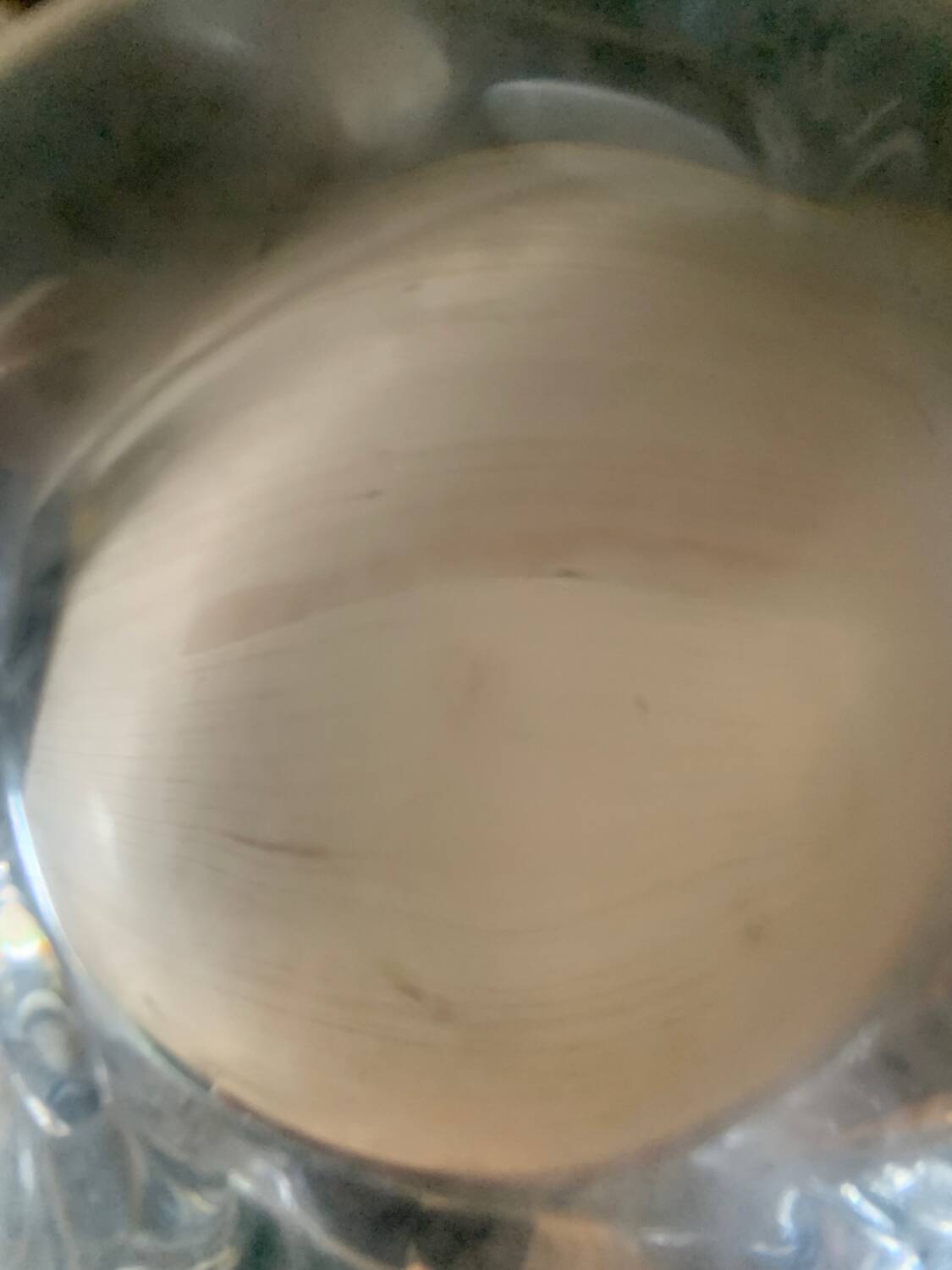 Large Vannes crystal dish