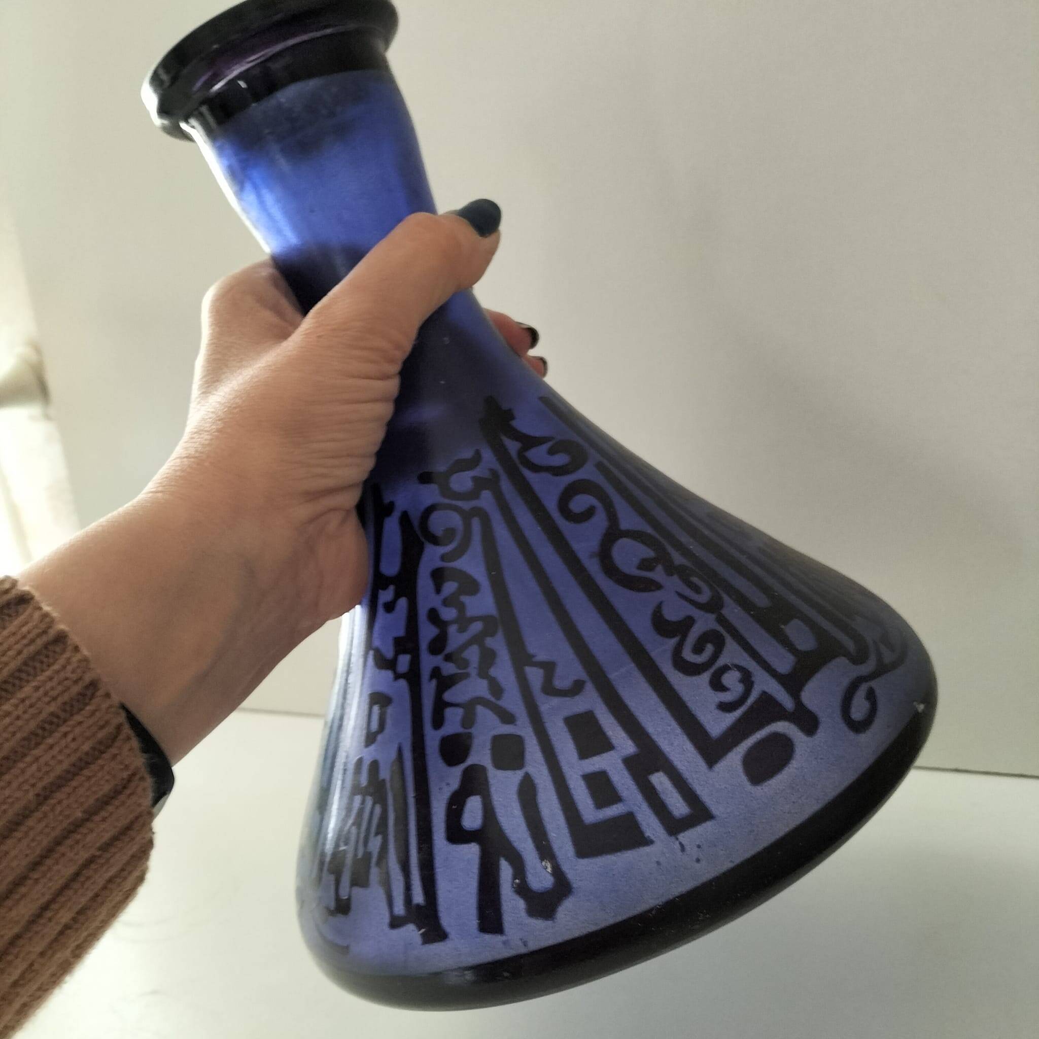 Blue vase