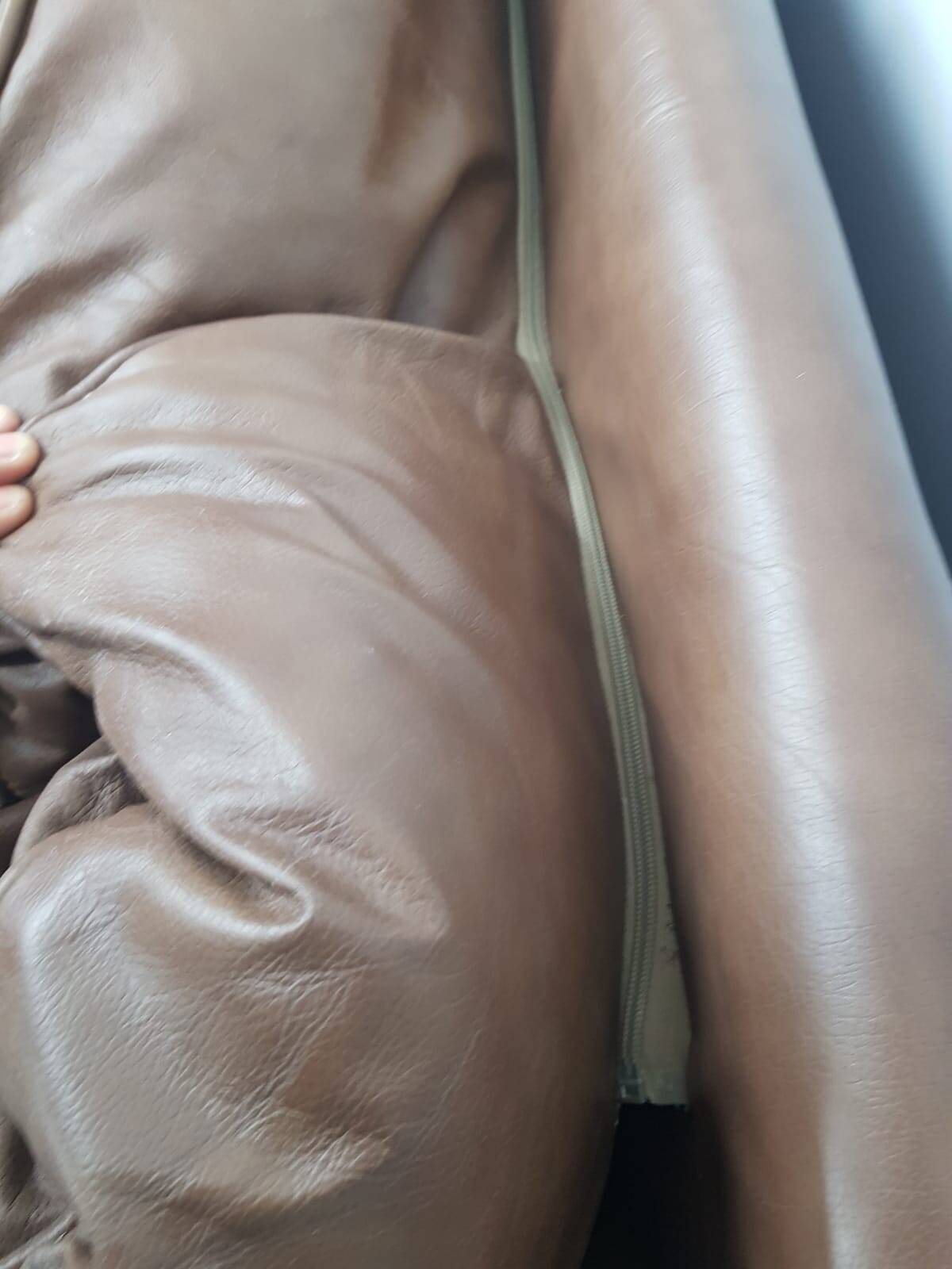 Mid-Century, Chesterfield sofa, natural leather