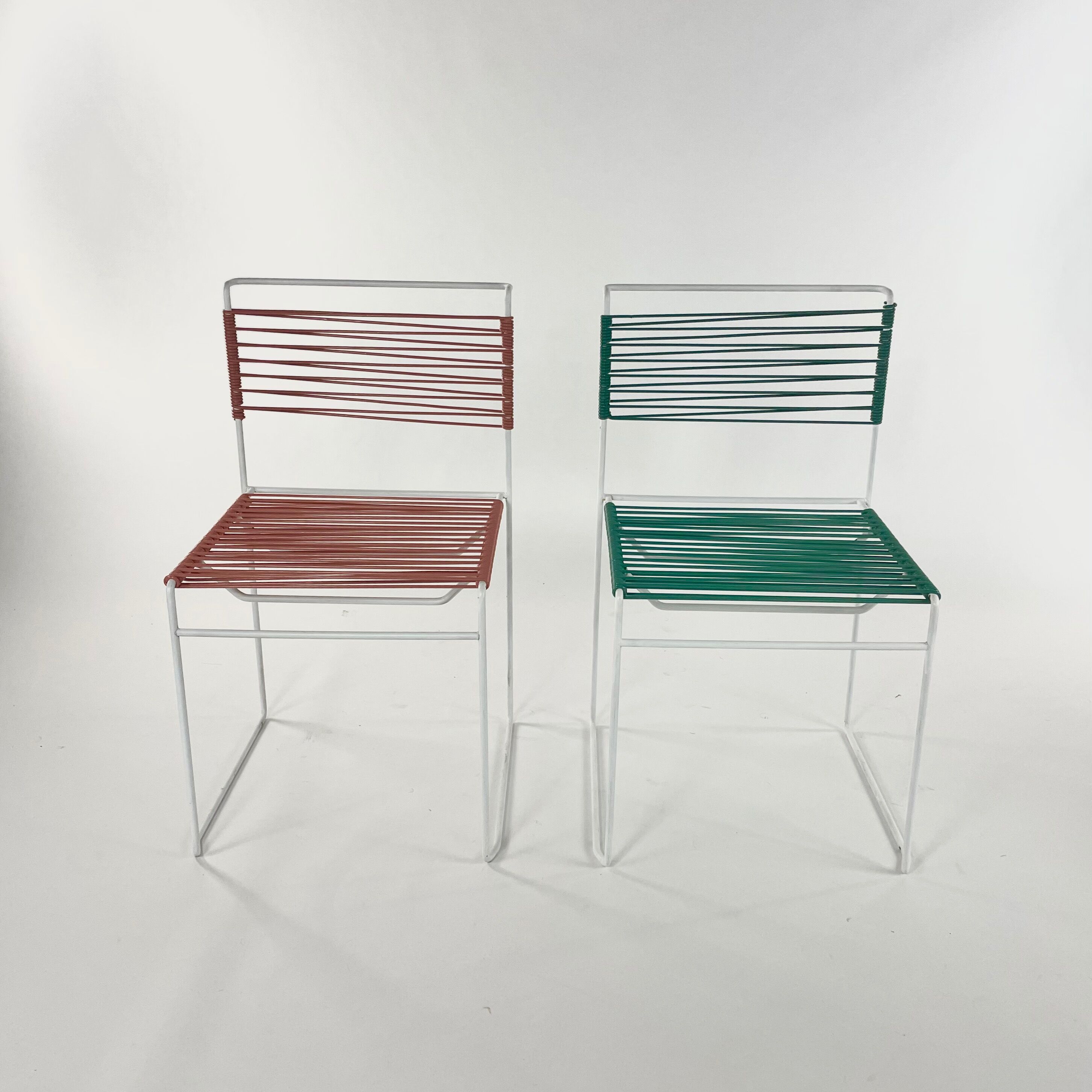 Set of 2 Scoubidou chairs