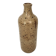 Pyrite stoneware single-flower vase in the shape of a bottle signed Aular?