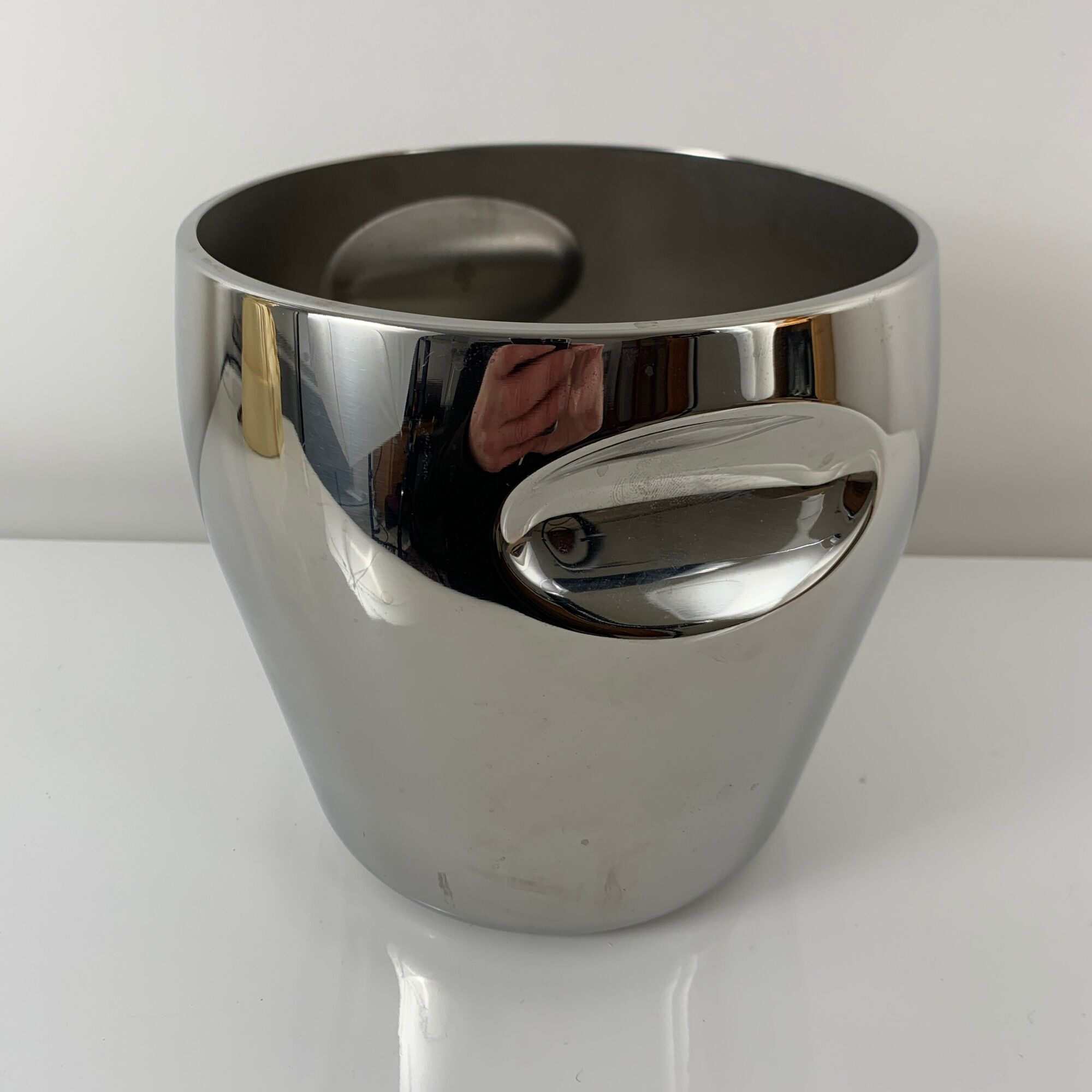 ALESSI model 872 champagne bucket brilliant polished Design Massoni Mazzeri