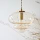 Amber suspension globe