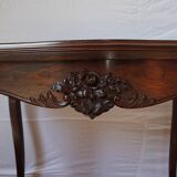 A XIX rosewood games table