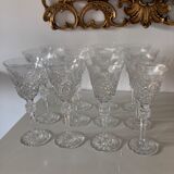 Service of 46 crystalline glasses