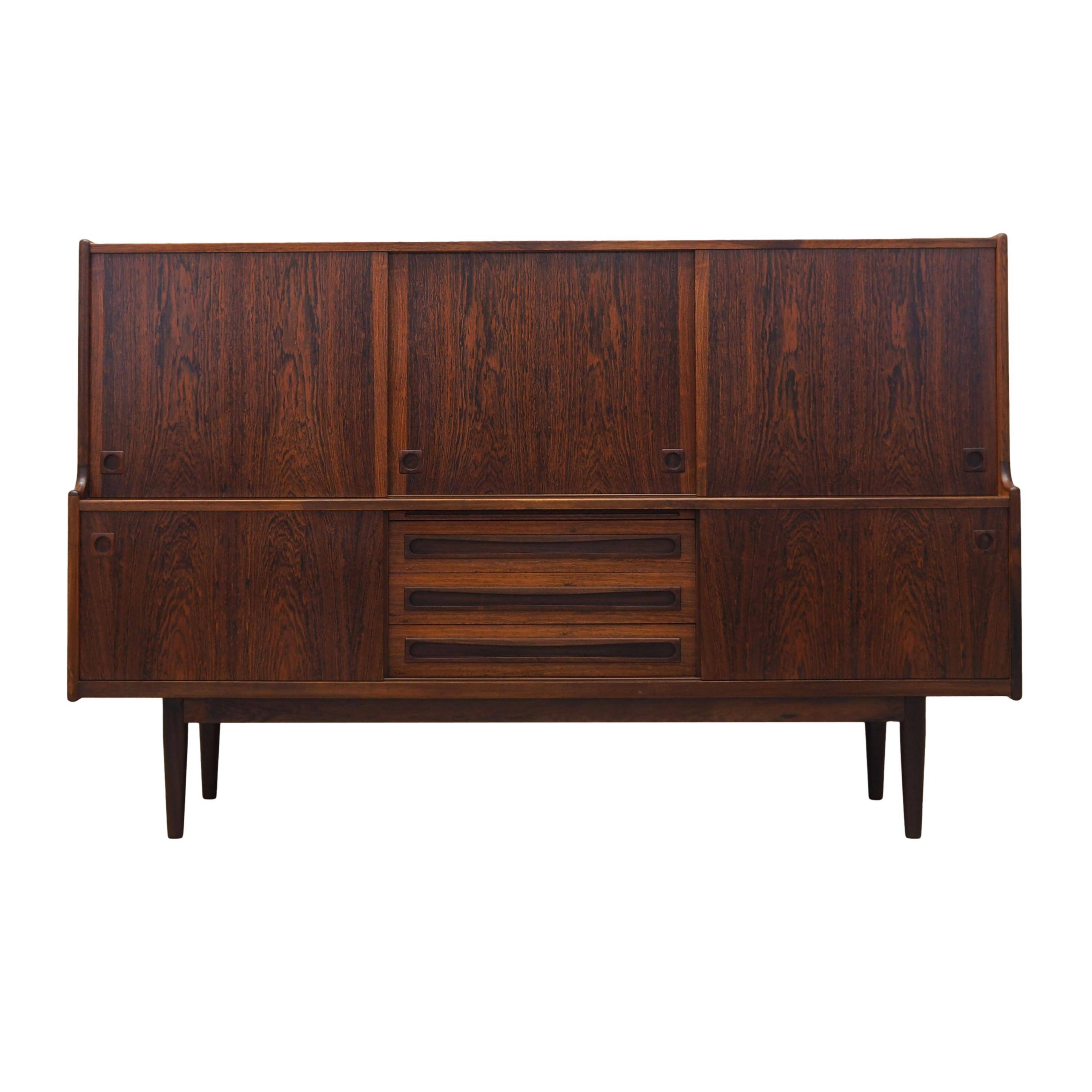 Rosewood highboard, Danish design, 1960s, designer: Johannes Andersen, manu