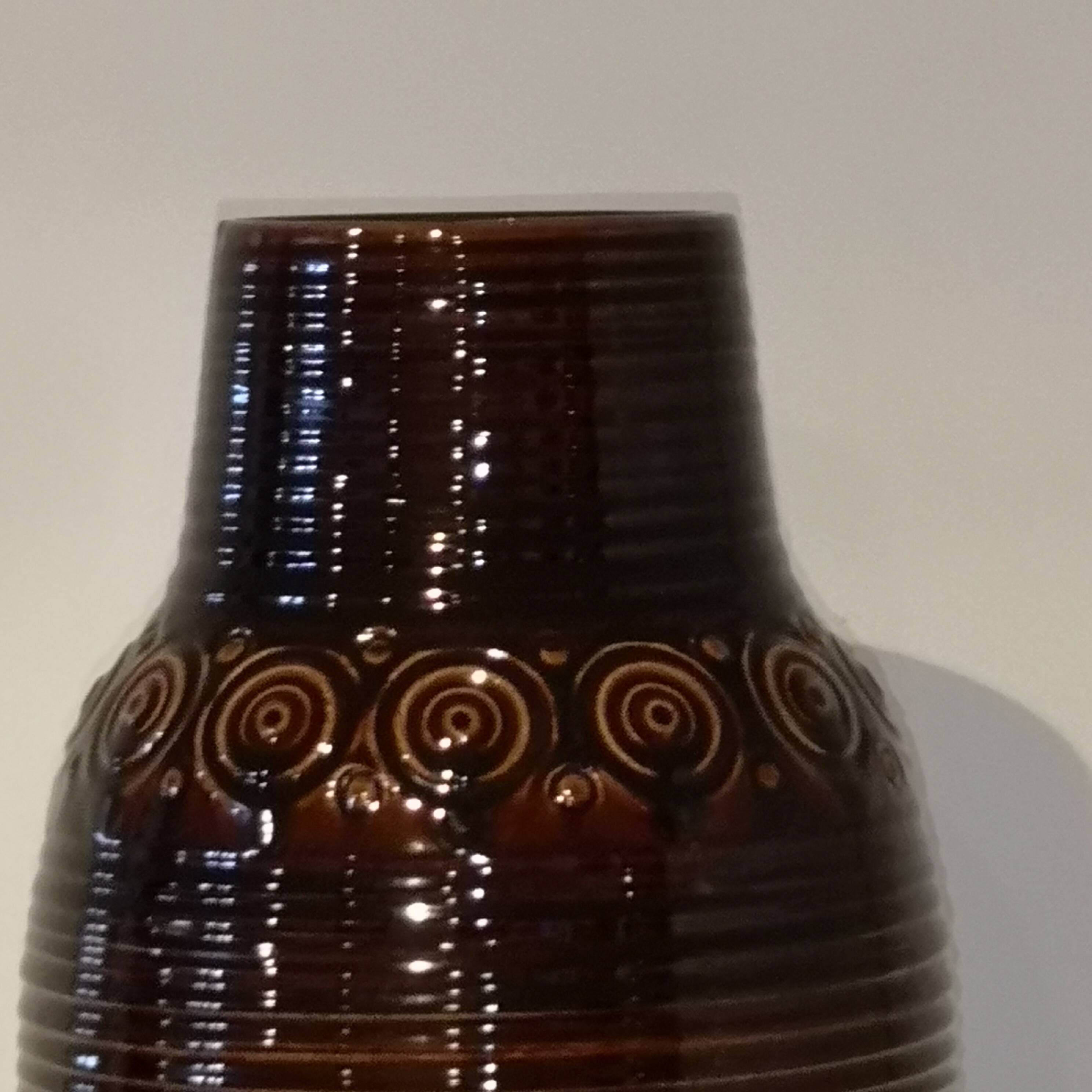 Jasba Ceramic Vase Circa 1960 1970 west germany