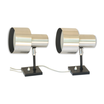 Pair of "Alfa" wall lights by Jo Hammerborg for Fog & Mørup, 1966