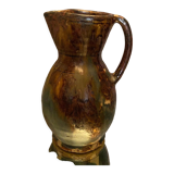 Pitcher in La Borne stoneware signed Lucien Talbot