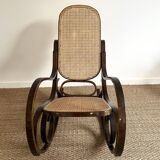 Rocking chair cannage and wood