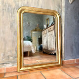 Louis-Philippe antique gilded mirror from the 19th century.