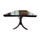 Large dining table in BS Style made of black oak and iron.