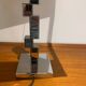Vintage space age modernist chrome lamp circa 1970