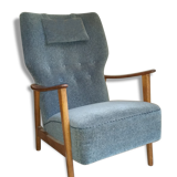 Chair Scandinavian flesh easy Swedish of Folke Ohlsson to DUX DUXELLO vintage 50s 60s