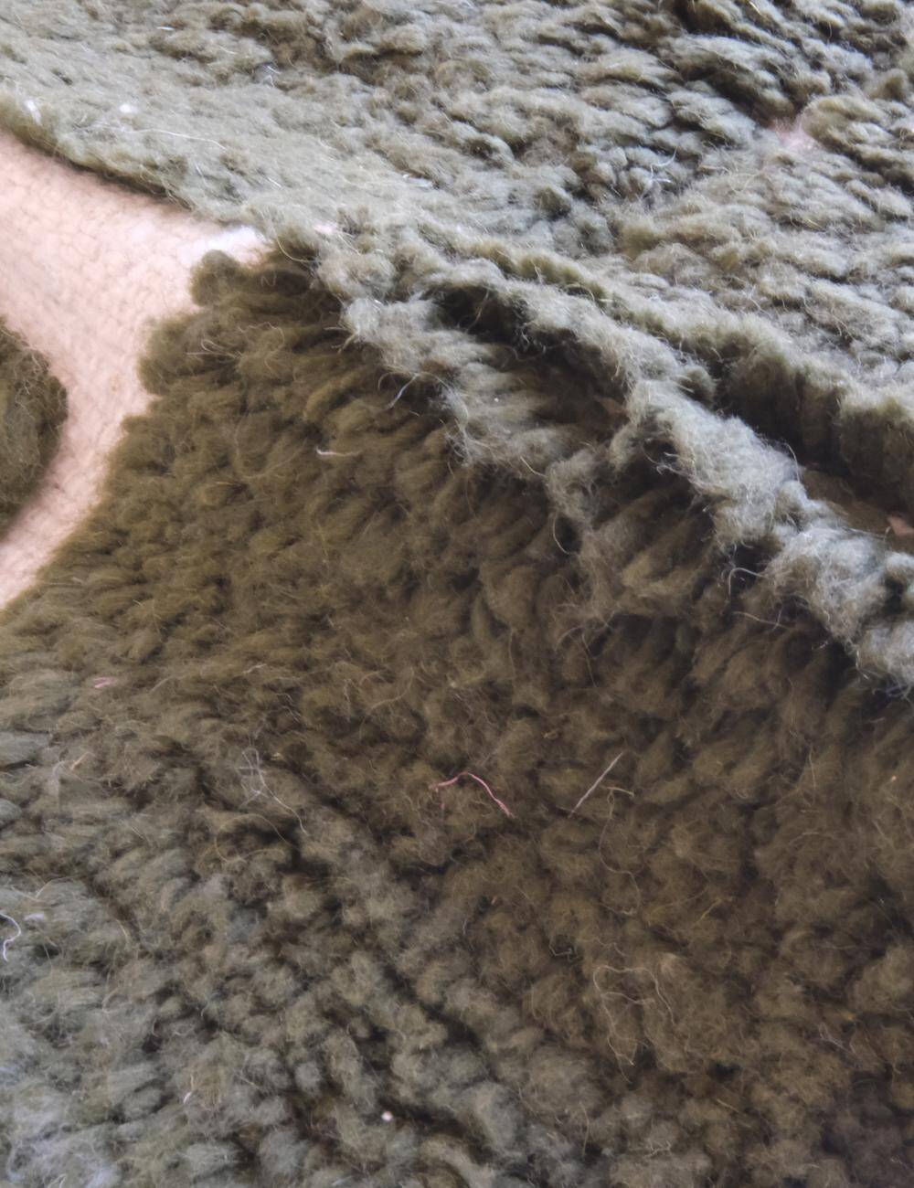 Contemporary Green Rug - 294 x 216 cm