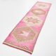 Tapis de couloir oriental vintage rose clair 3x10, 87x310 cm
