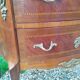 Commode ancienne marqueterie style louis xvi plateau marbre