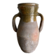 XL vase jar amphora in glazed terracotta