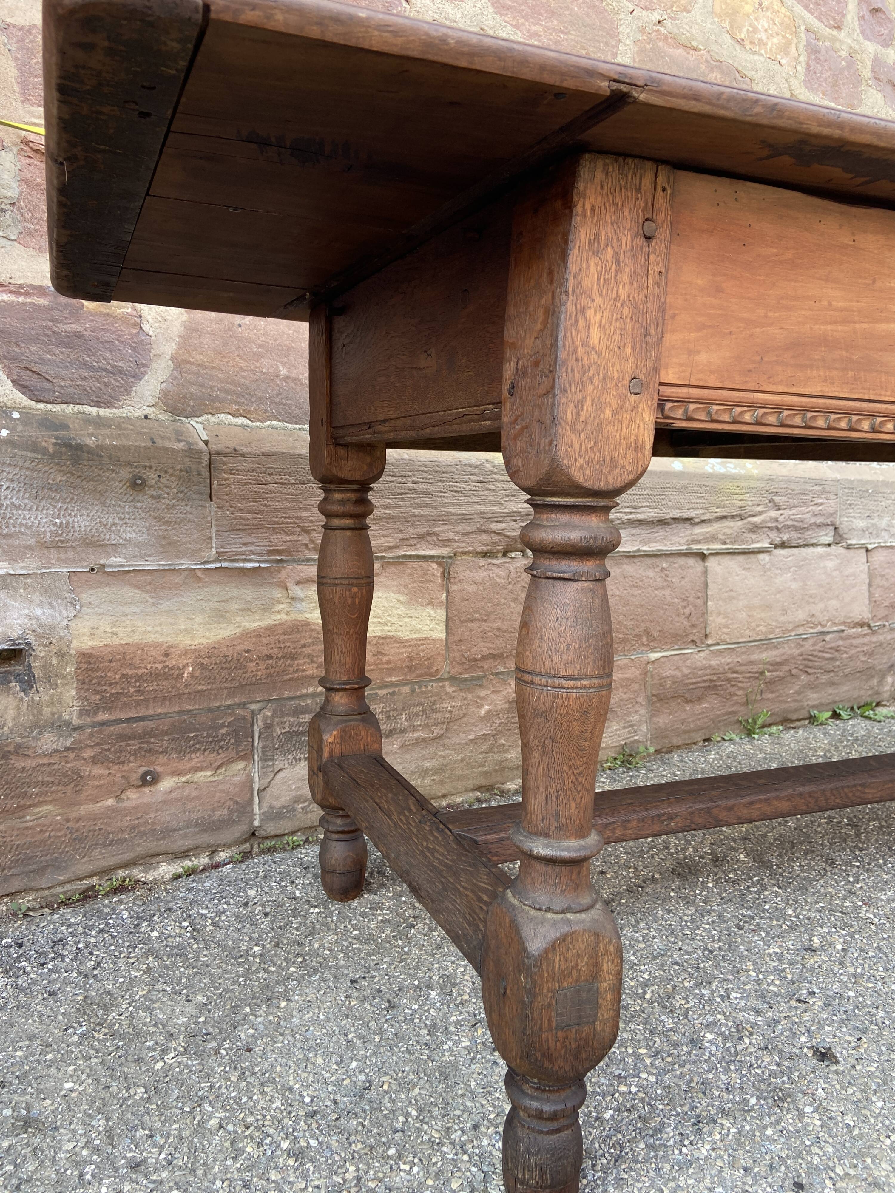 Large antique farmhouse table