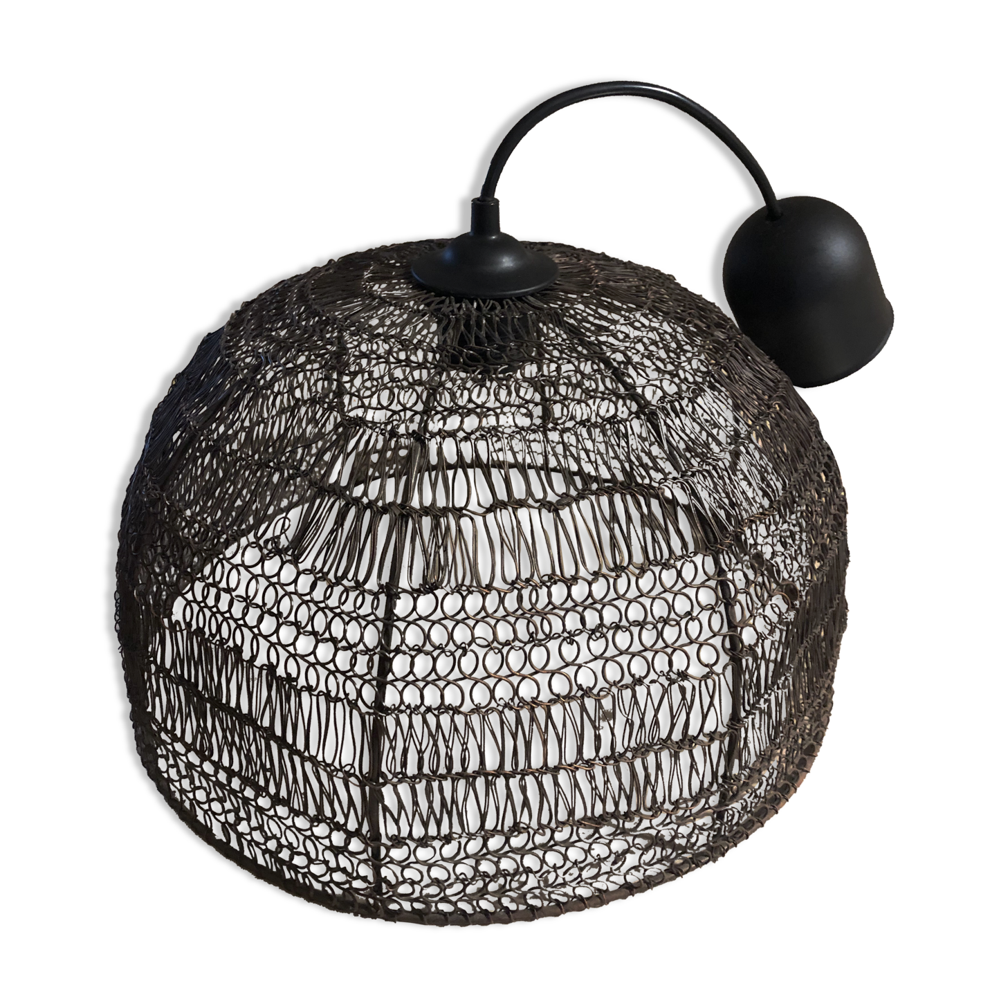 Woven metal suspension