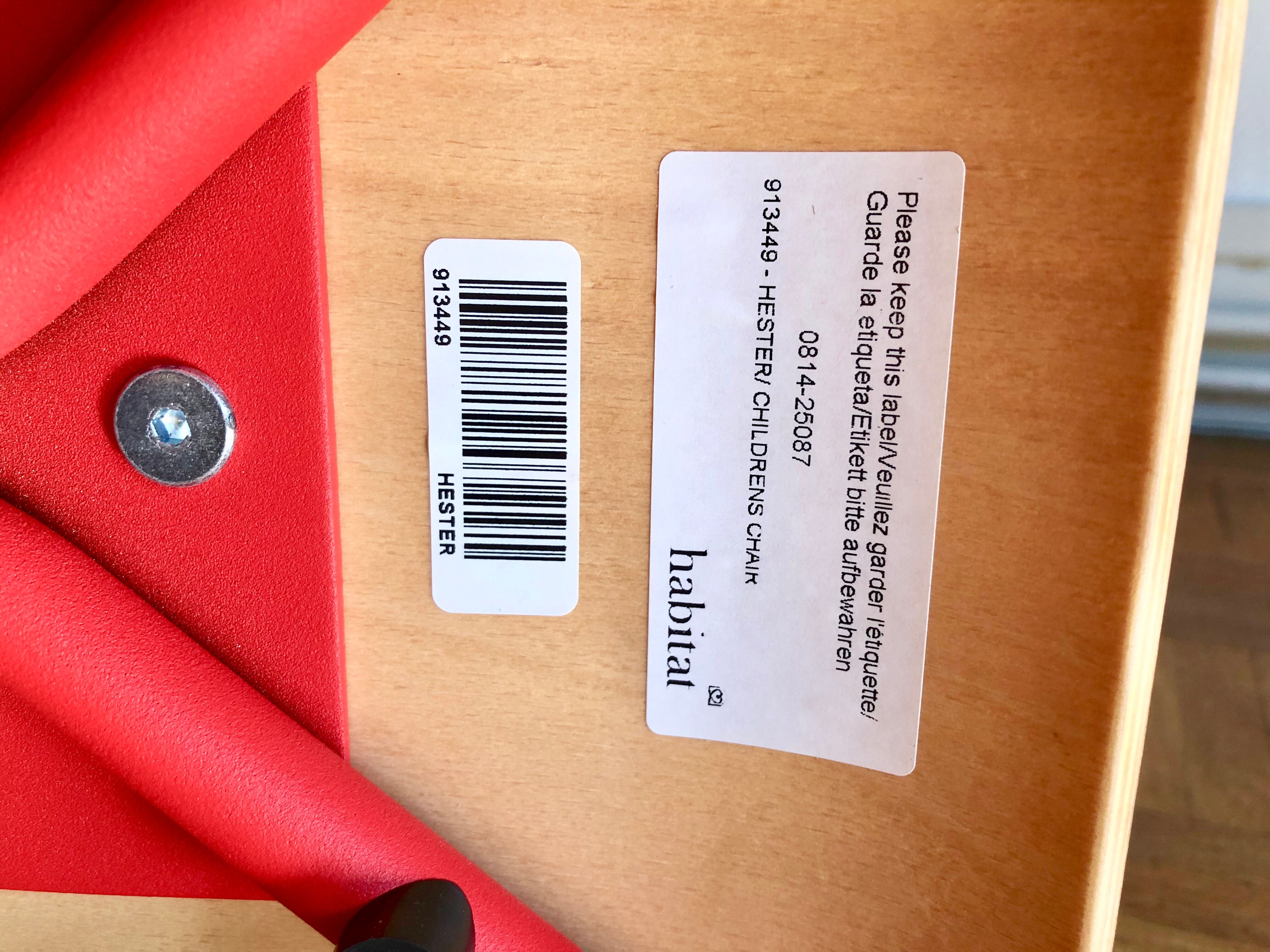 Esther Habitat Red Chair