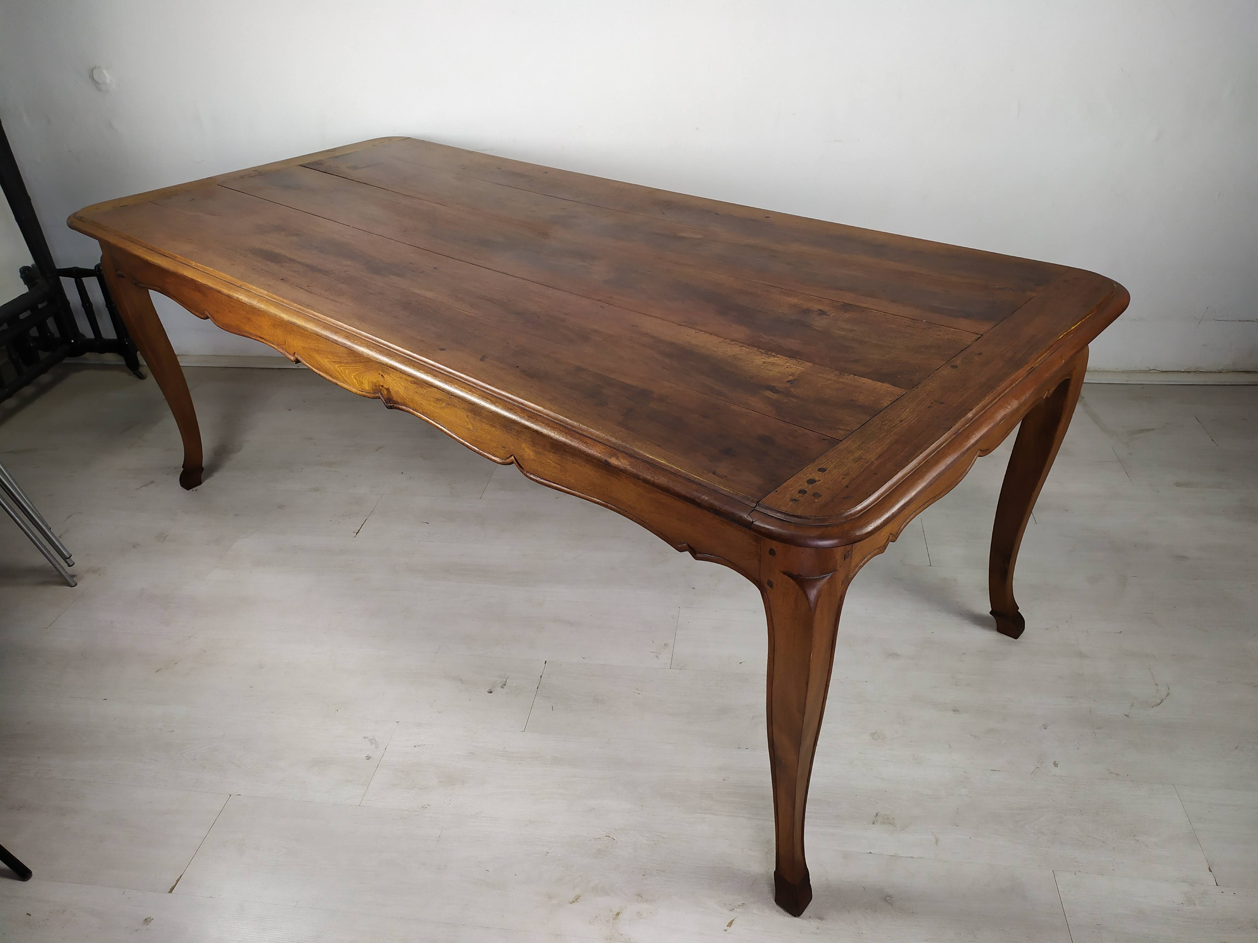 Louis XV walnut table