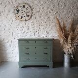 Clear khaki dresser