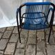 Paire de fauteuils scoubidou