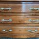 Art Nouveau cherry chest of drawers