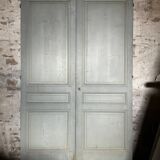 Lot de 4 portes anciennes en pin