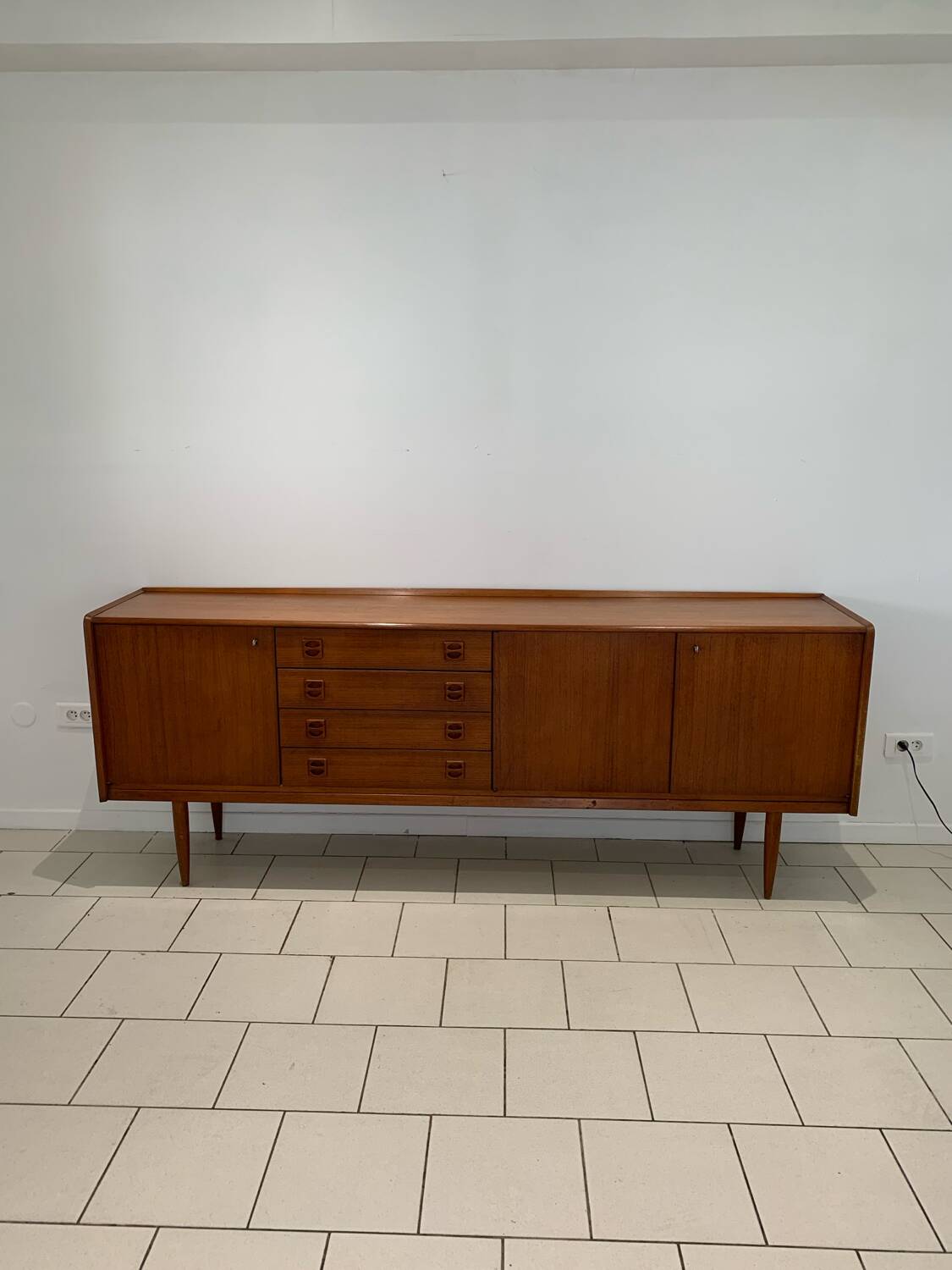 Vintage Scandinavian Sideboard Circa 1960