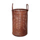 Canning rattan office paper basket 70s