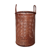 Canning rattan office paper basket 70s