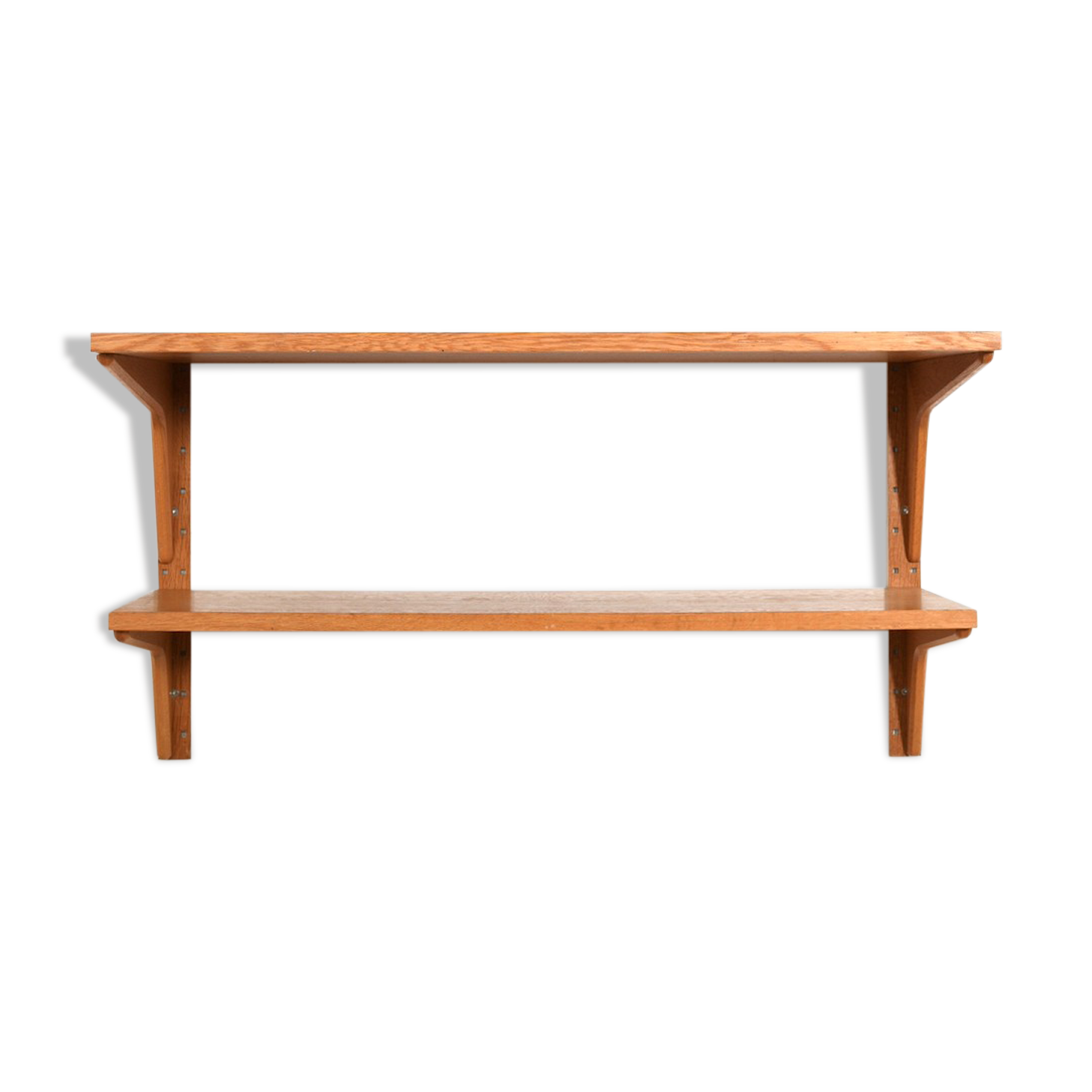 Small Danish Oak Shelves by HG Furniture 1960s