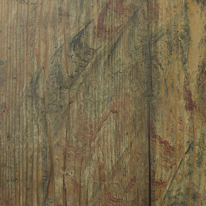 Cabinet de mariage peint en art populaire du XVIIIe siècle