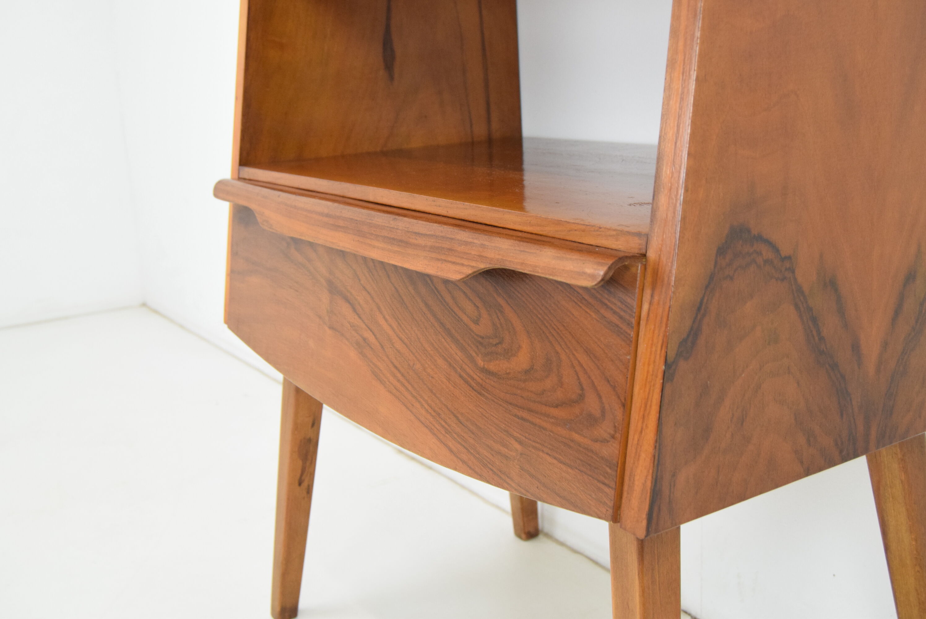 Mid-century side table or nightstand,1950's