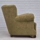 1960s, Danish vintage relax armchair, furniture cotton/wool, beech wood.