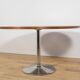 Table à manger ronde moderne du milieu du siècle, Danemark, années 1970