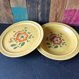 Vintage k&g luneville french ceramic dish and salad bowl