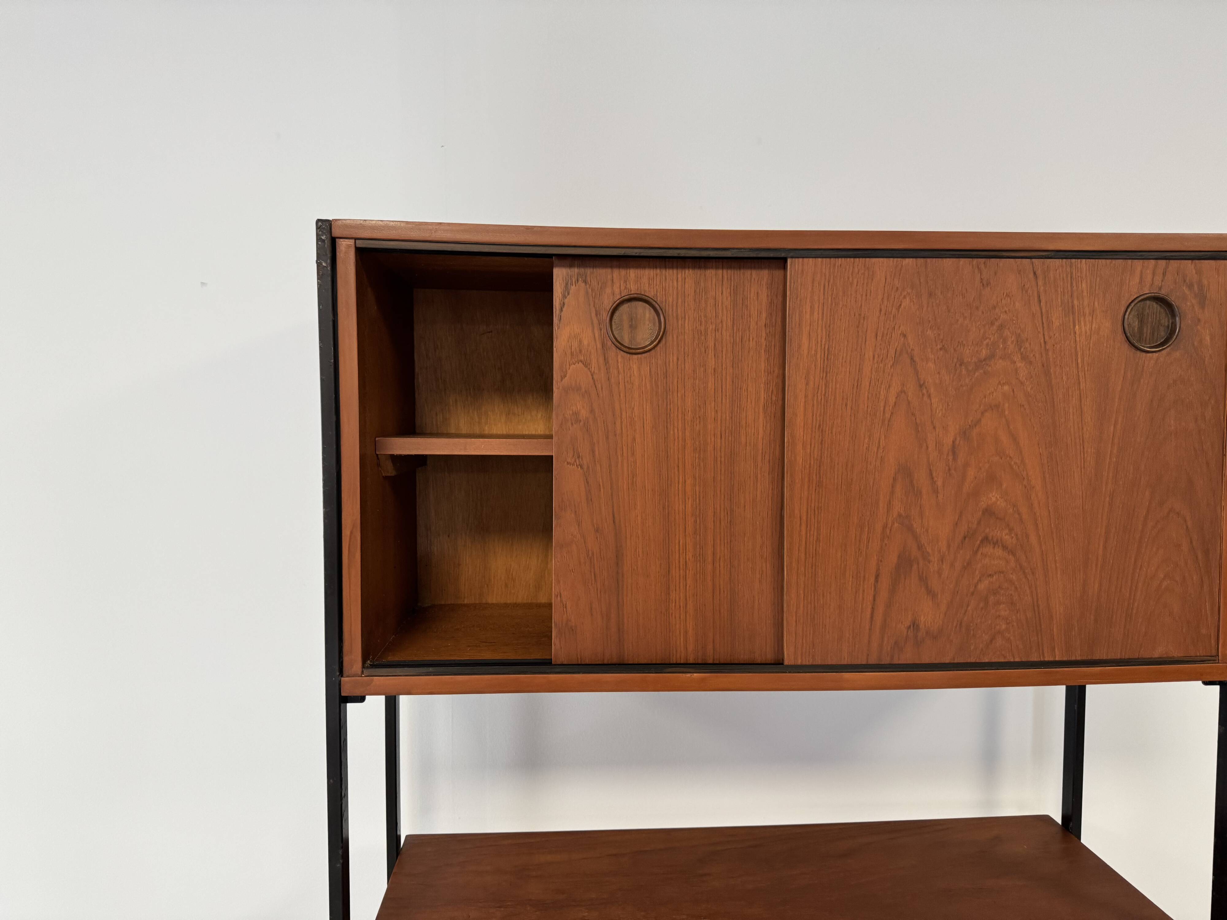 Bibliothèque, meuble de rangement par Avalon, années 1960