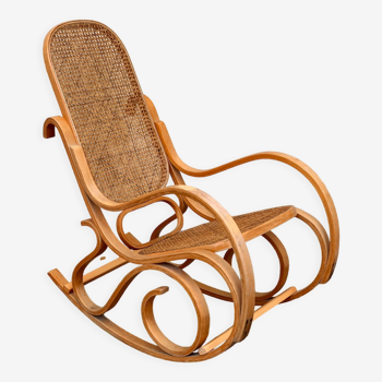 Rocking-chair canned vintage 1970