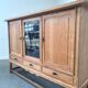 Solid oak sideboard by Henning Kjaernulf, Denmark 1960s