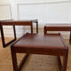 Nest of tables in teak from the 1960s.