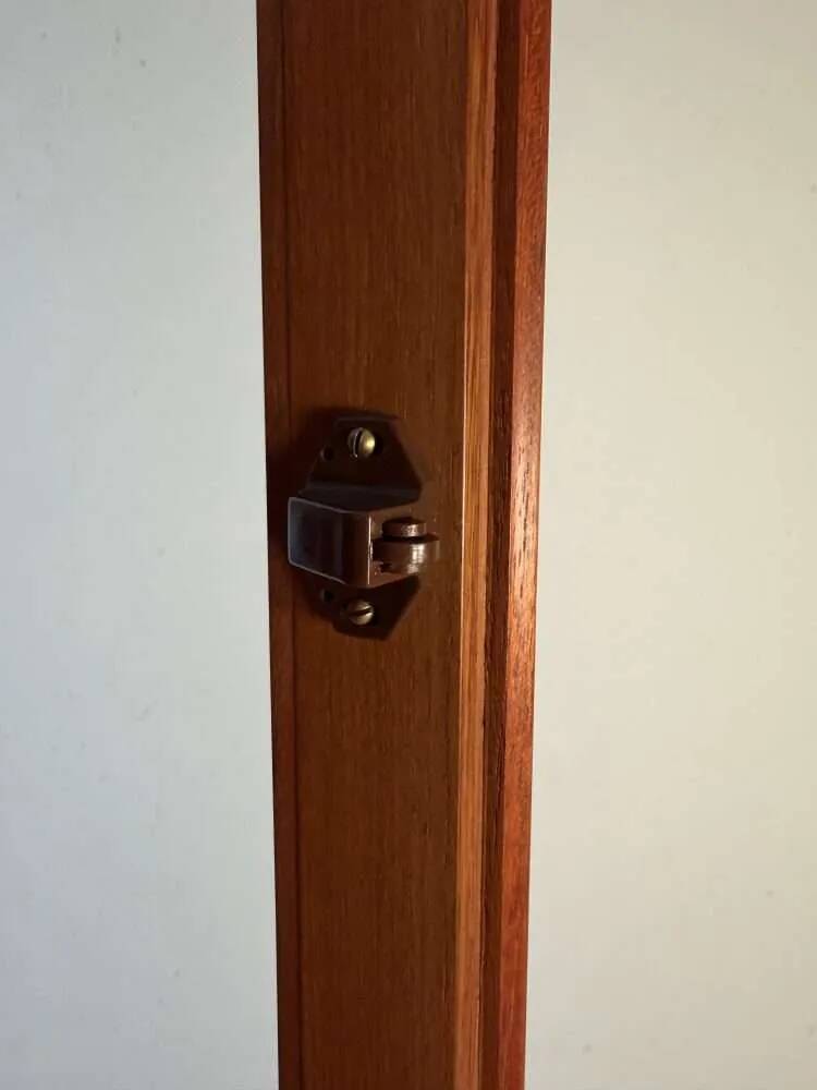 Teak display cabinet Omann Jun Danish design from the 1960s.