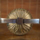 Vintage bronze wall lamp