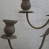 Bougeoir néo rustique en tôle