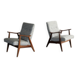 Set of 2 Vintage armchairs | armchairs | 1960s | teak