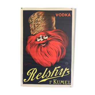 Vodka Relsky Poster by Leonetto Cappiello - Large Format - Signed by the artist - On linen